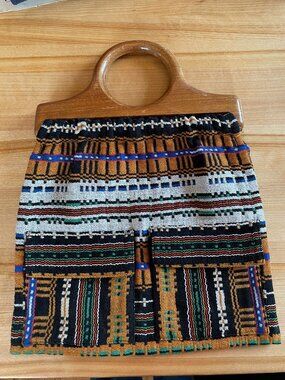 Vintage Handcrafted Woven Bag
